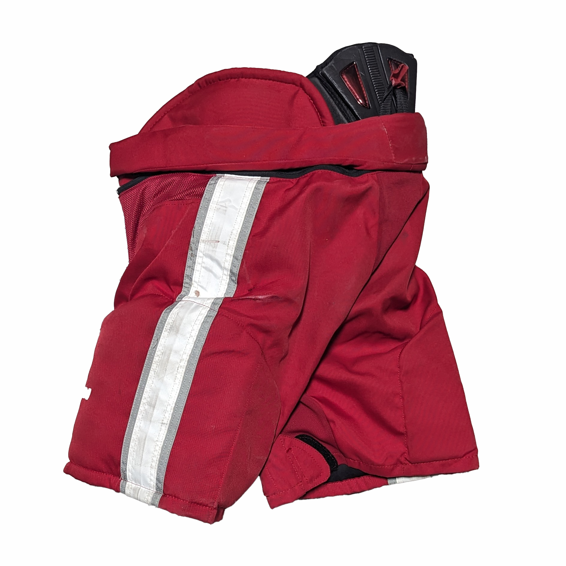 CCM HP45X - Pantalon de hockey Pro Stock d'occasion (rouge/blanc)